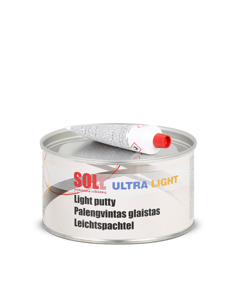 SOLL PLAST Plastic putty 0.5kg, color dark grey